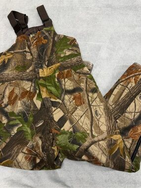 Redhead Realtree Youth Boys Large Camo Insulated Bib Overalls Hunting